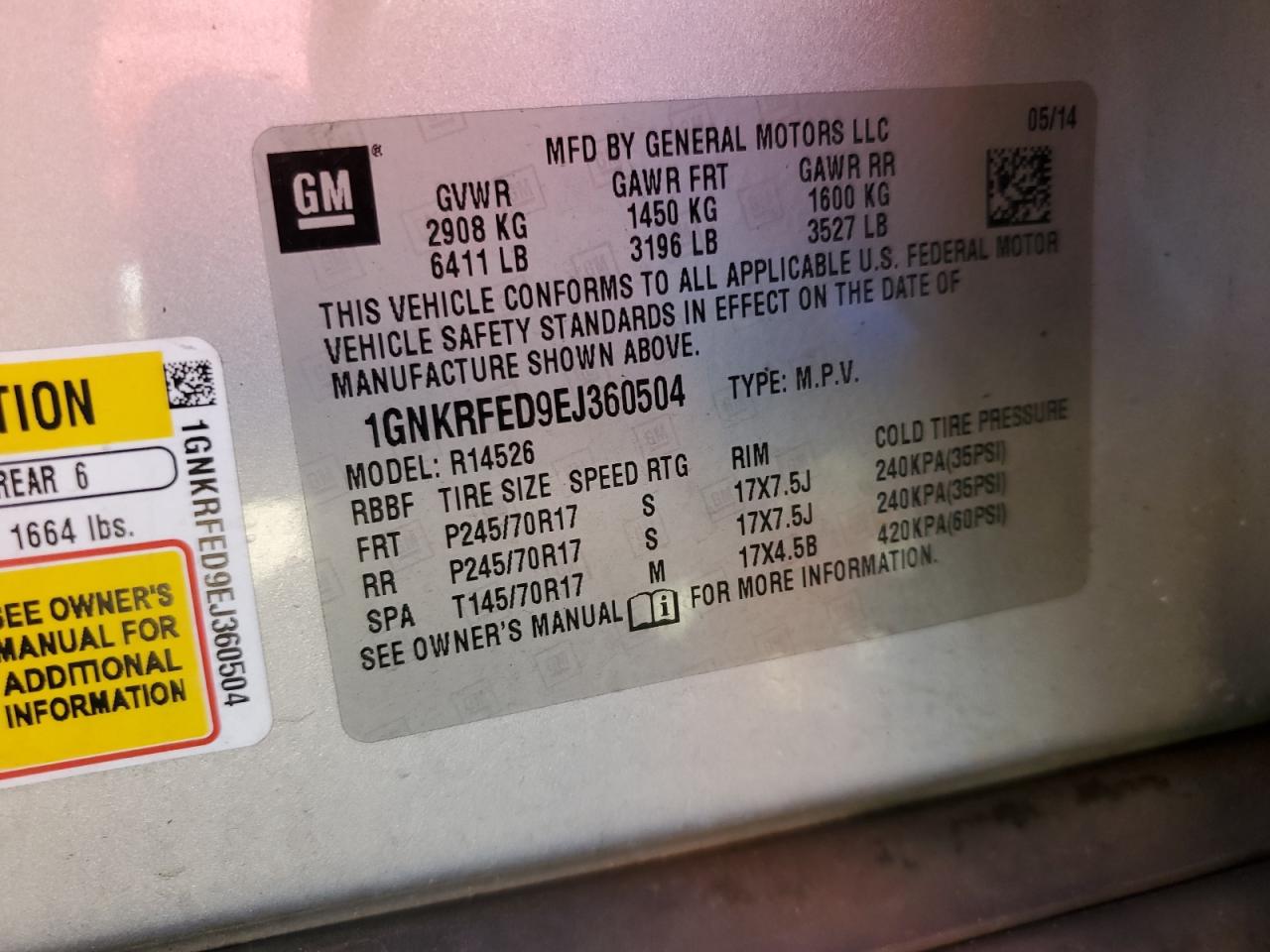 CHEVROLET TRAVERSE LS