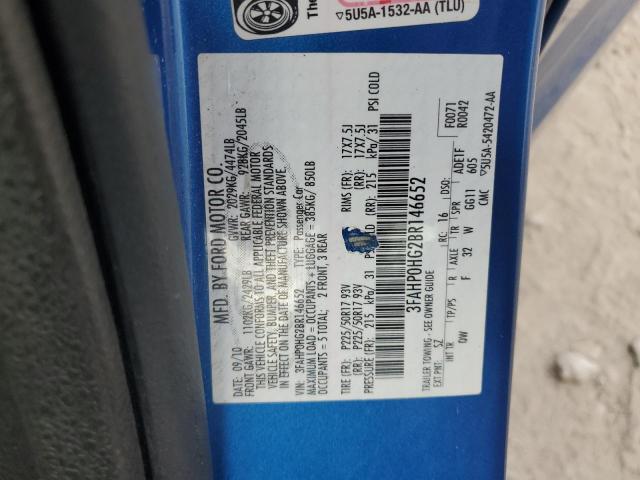 2011 FORD FUSION SE - 3FAHP0HG2BR146652