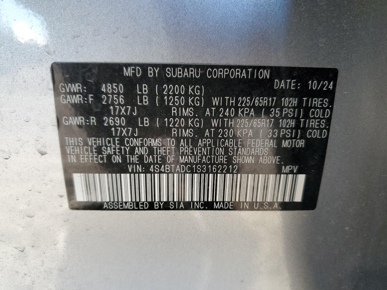 SUBARU OUTBACK PREMIUM