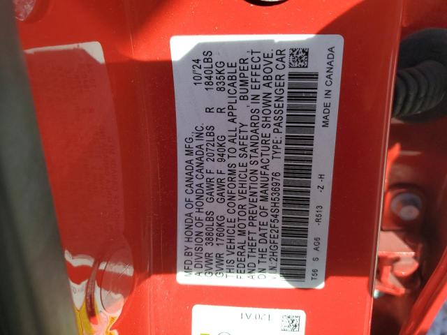 2025 HONDA CIVIC SPOR #3301750399