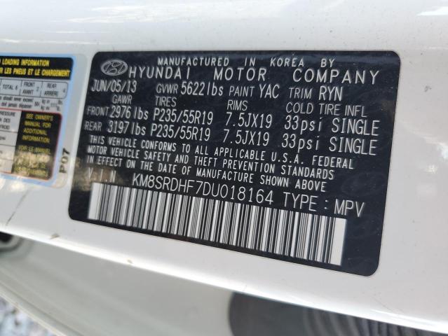 2013 HYUNDAI SANTA FE L - KM8SRDHF7DU018164