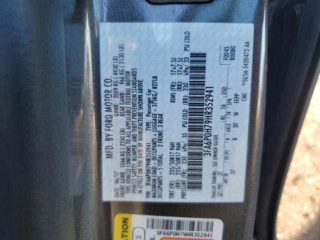 2017 FORD FUSION SE - 3FA6P0H79HR352941