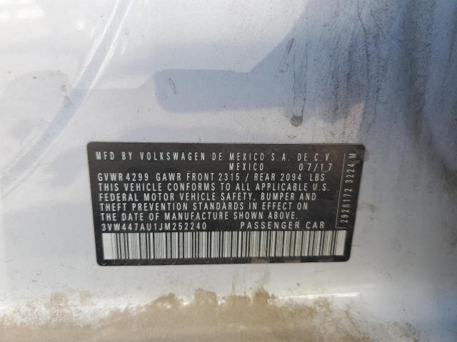 2018 VOLKSWAGEN GTI S/SE - 3VW447AU1JM252240