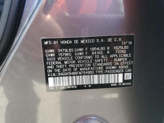 2015 HONDA FIT EX - 3HGGK5H86FM754950