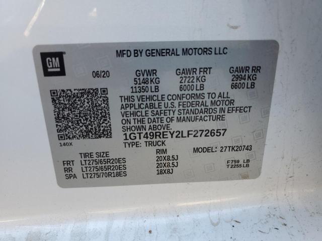 2020 GMC SIERRA K2500 DENALI - 1GT49REY2LF272657