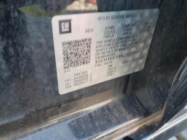 2019 CHEVROLET SILVERADO K1500 RST - 1GCUYEED1KZ322874