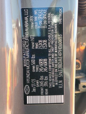 2023 HYUNDAI SANTA CRUZ SEL 5NTJBDAE4PH060653