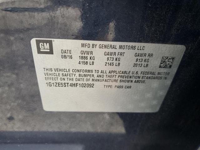 2017 CHEVROLET MALIBU LT - 1G1ZE5ST4HF102092