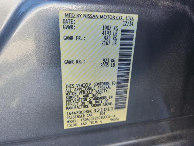 2015 NISSAN LEAF S - 1N4AZ0CP8FC321011