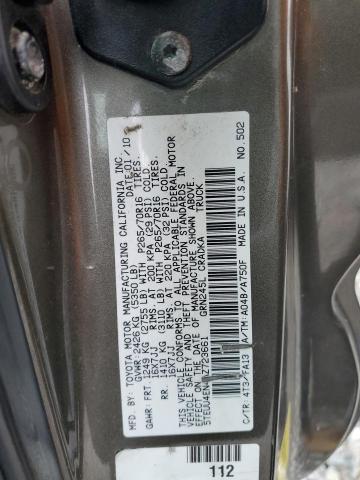 2010 TOYOTA TACOMA ACC #3316897111