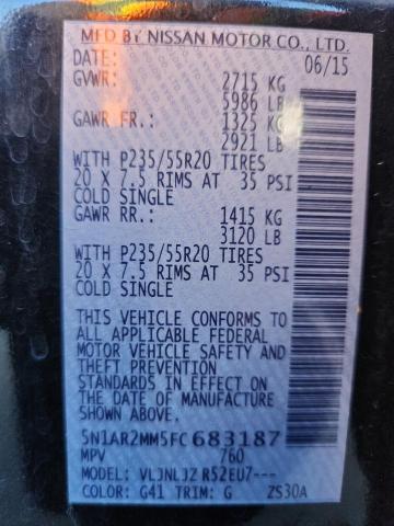 2015 NISSAN PATHFINDER #3291765253