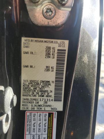 2012 NISSAN ALTIMA SR - 1N4BL2EP6CC171314