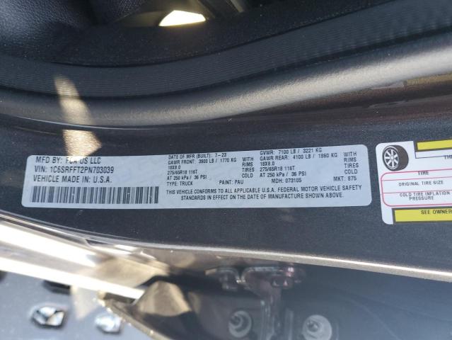 2023 RAM 1500 BIG H 1C6SRFFT2PN703039