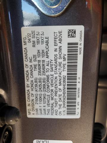 2022 HONDA CR-V EXL #3284308041