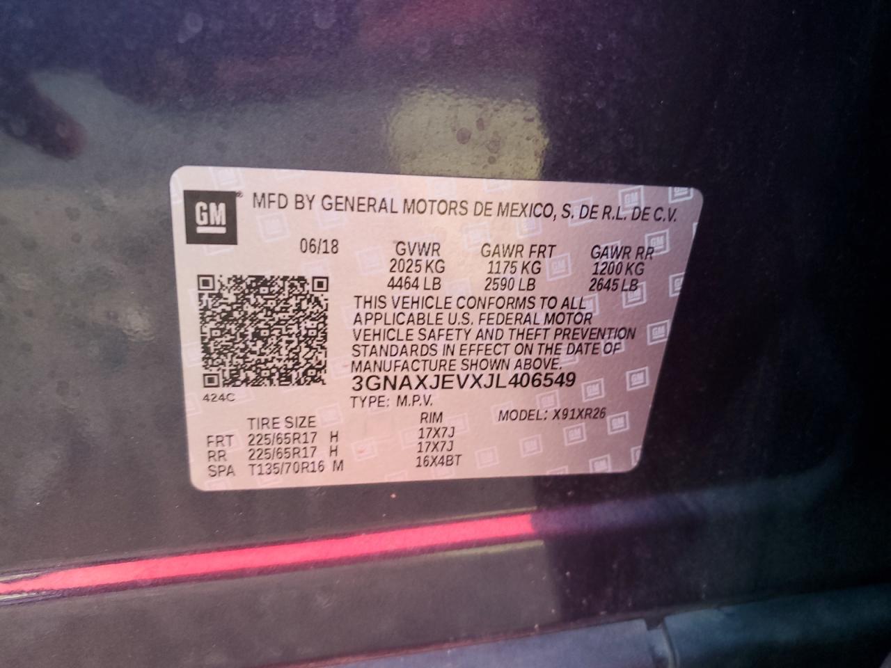 CHEVROLET EQUINOX LT