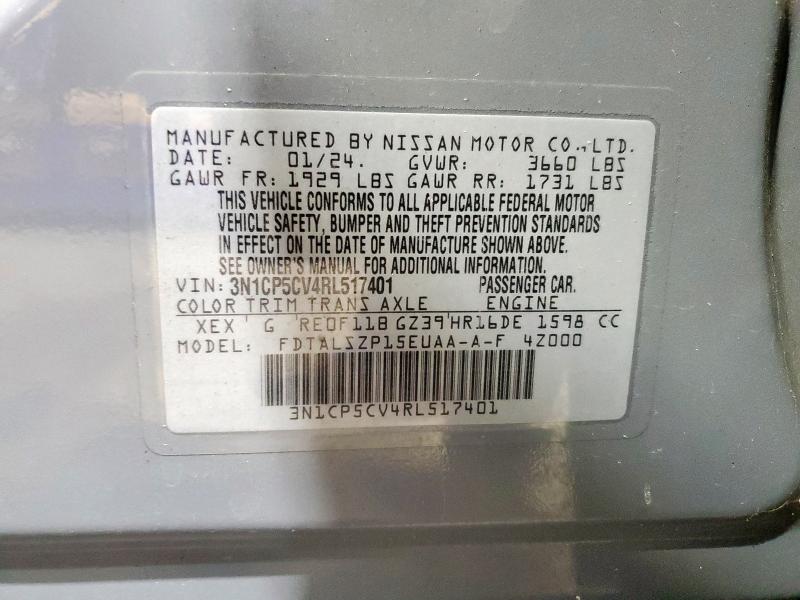 2024 NISSAN KICKS SV #3305612723