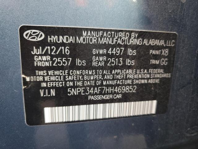 2017 HYUNDAI SONATA SPO #3285142387