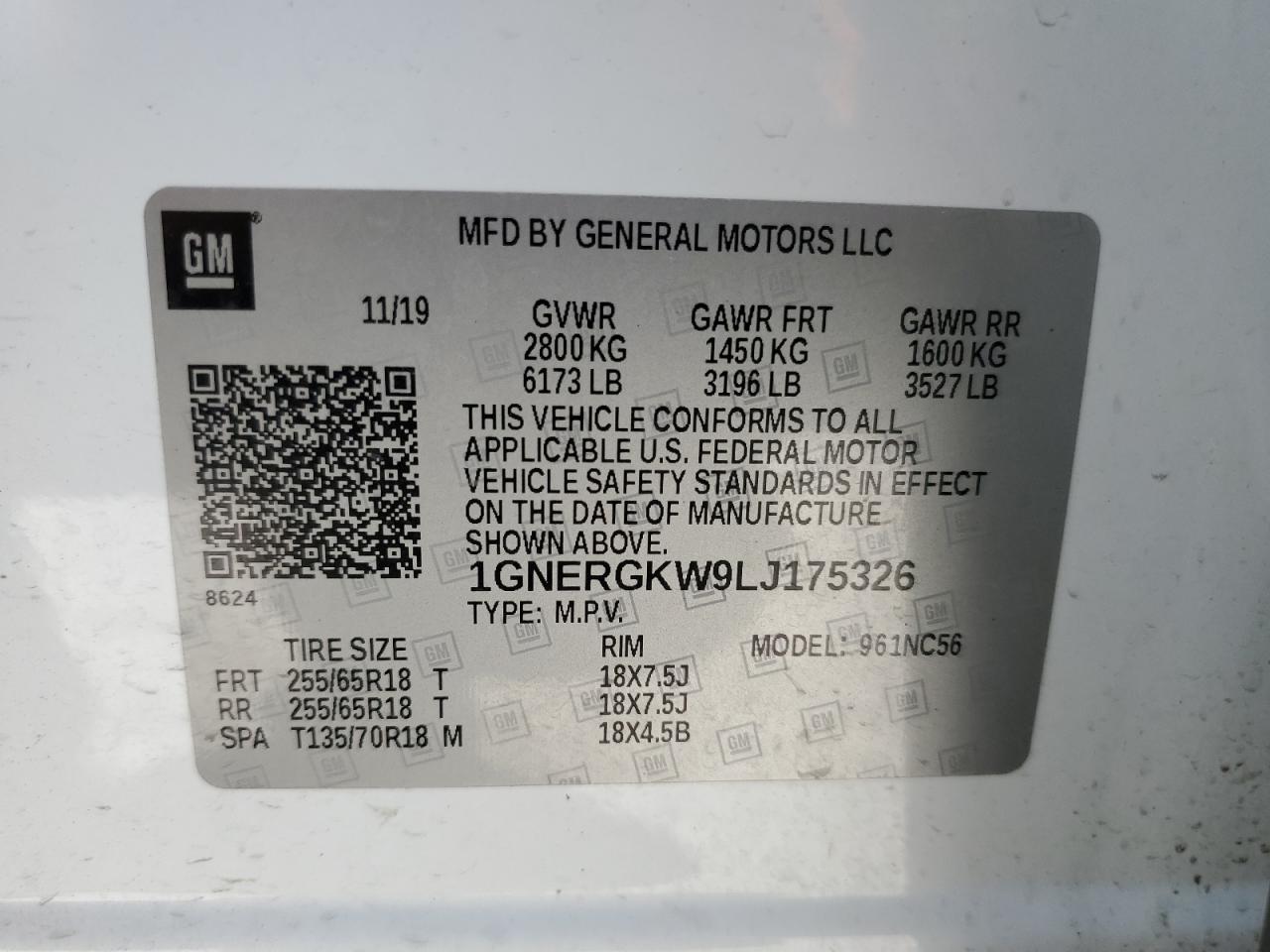 CHEVROLET TRAVERSE LT