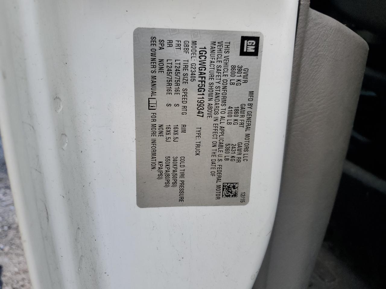 CHEVROLET EXPRESS G2