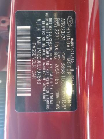 2024 HYUNDAI ELANTRA LI KMHLP4DG9RU797843