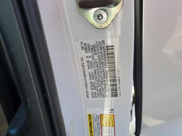 2019 HONDA ACCORD HYB 1HGCV3F1XKA020237