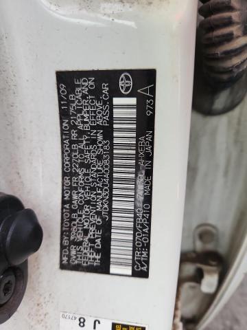 2010 TOYOTA PRIUS - JTDKN3DU4A0083183