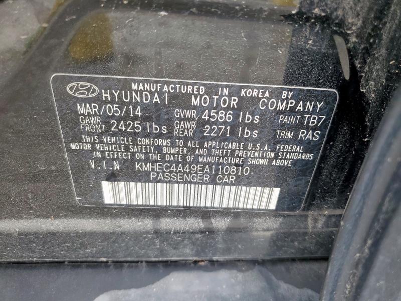 2014 HYUNDAI SONATA HYB #3297037488