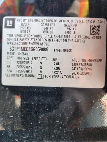 2016 GMC SIERRA C15 #3293488443