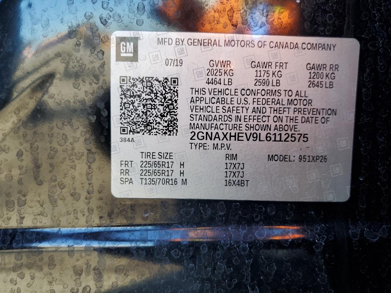 CHEVROLET EQUINOX LS