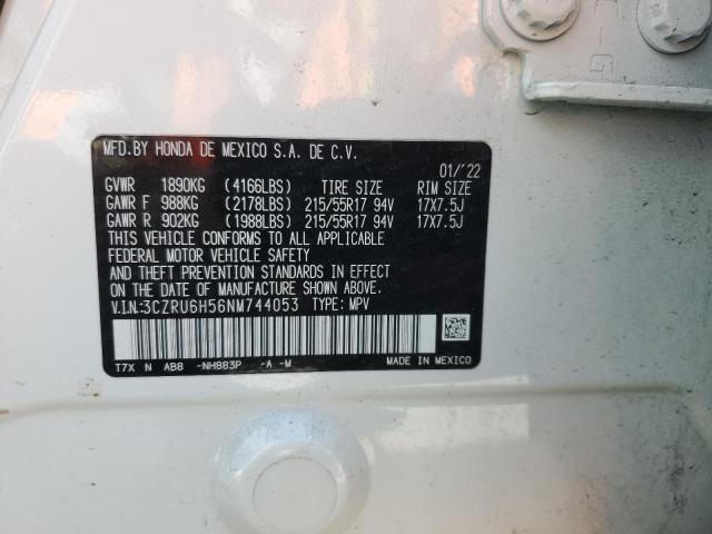 2022 HONDA HR-V EX #3302844901