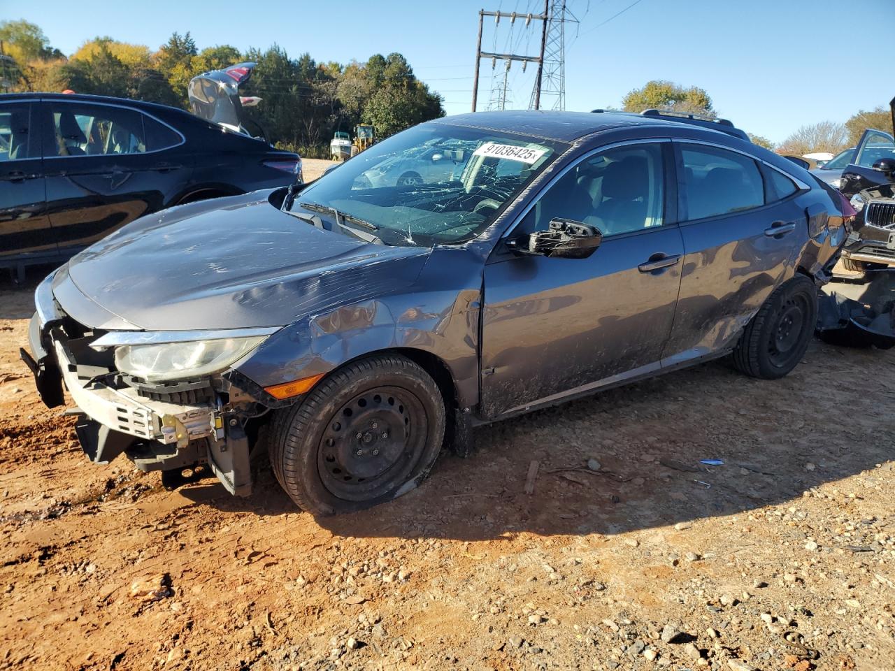 Lot #3317716078 2016 HONDA CIVIC LX