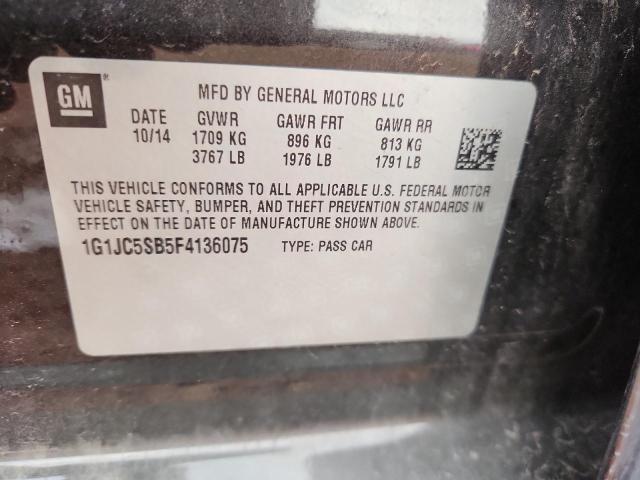 2015 CHEVROLET SONIC LT #3311587755