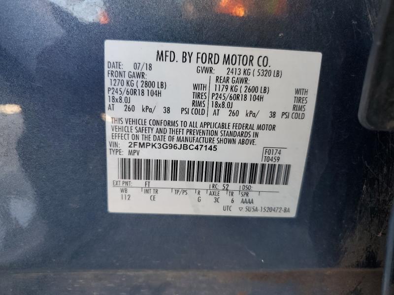 2018 FORD EDGE SE - 2FMPK3G96JBC47145