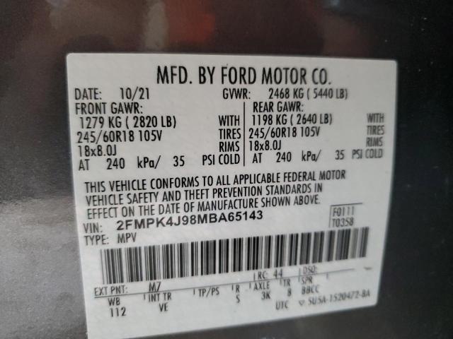 2021 FORD EDGE SEL #3297965827