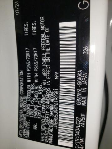 2023 TOYOTA 4RUNNER SE - JTERU5JR4P6192581