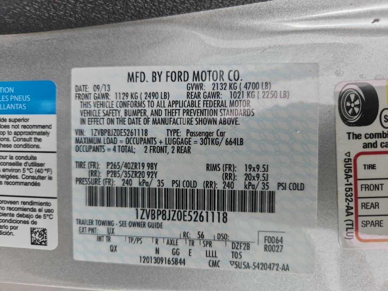 FORD MUSTANG SHELBY GT500