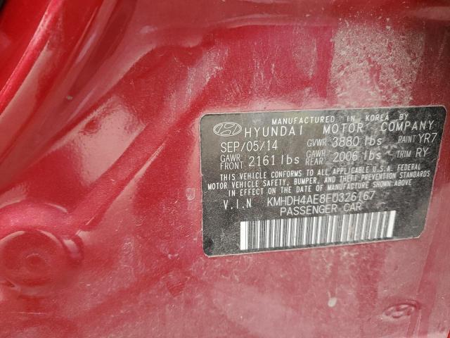 2015 HYUNDAI ELANTRA SE - KMHDH4AE8FU326167