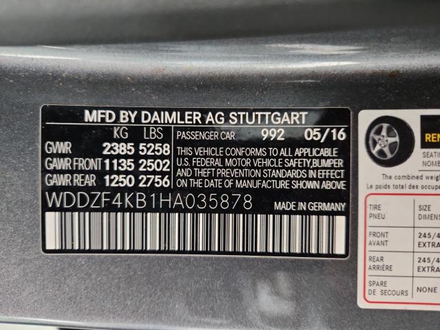 2017 MERCEDES-BENZ E 300 4MAT #3279510234