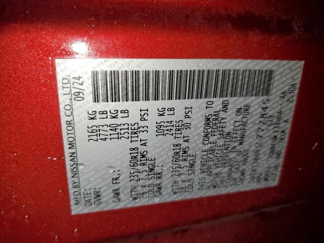 2025 NISSAN ROGUE SV 5N1BT3BB6SC777845