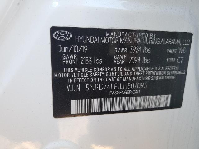 2020 HYUNDAI ELANTRA SE - 5NPD74LF1LH507095