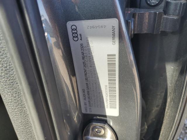 2016 AUDI A3 E-TRON WAUVPBFF4GA093938