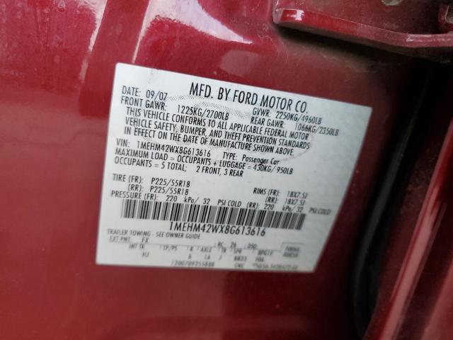 2008 MERCURY SABLE #3303959706