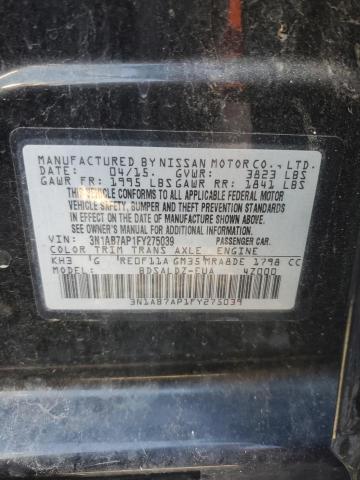 2015 NISSAN SENTRA S #3282442282