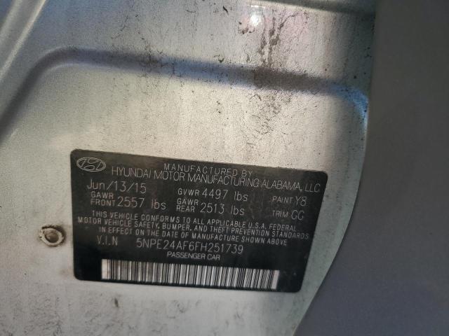 2015 HYUNDAI SONATA SE - 5NPE24AF6FH251739