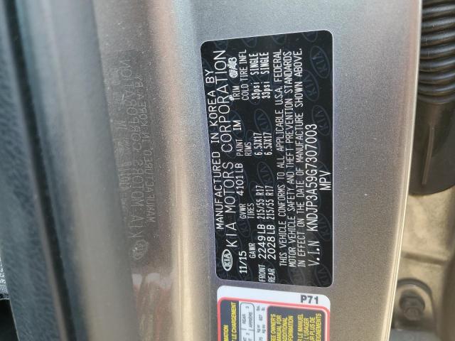 2016 KIA SOUL + KNDJP3A59G7307003