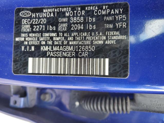 2021 HYUNDAI ELANTRA SE - KMHLM4AG8MU126850