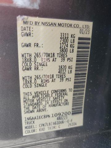 2023 NISSAN TITAN S - 1N6AA1EC8PN109200