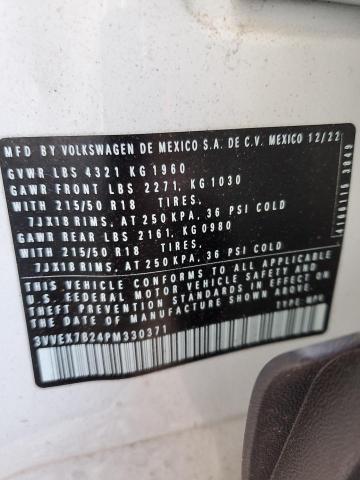 2023 VOLKSWAGEN TAOS SE #3293581946