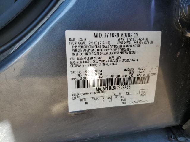 2018 FORD ECOSPORT S - MAJ6P1UL8JC207788