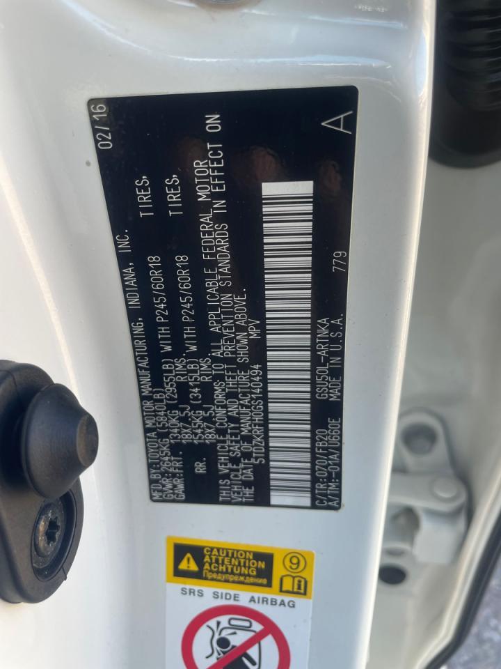 TOYOTA HIGHLANDER LE